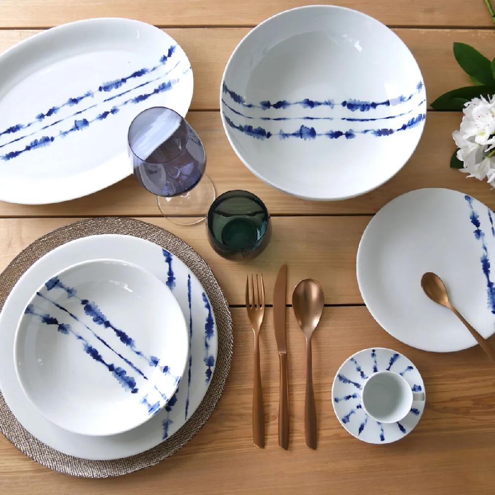 Bruno Evrard Tasse à Café En Porcelaine Décor Bleu 10cl - AZURA