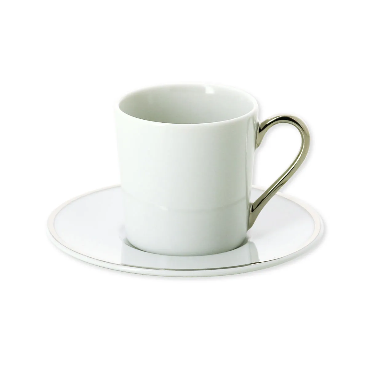 bruno evrard Tasse à café en porcelaine filet argent 12cl - RITZO
