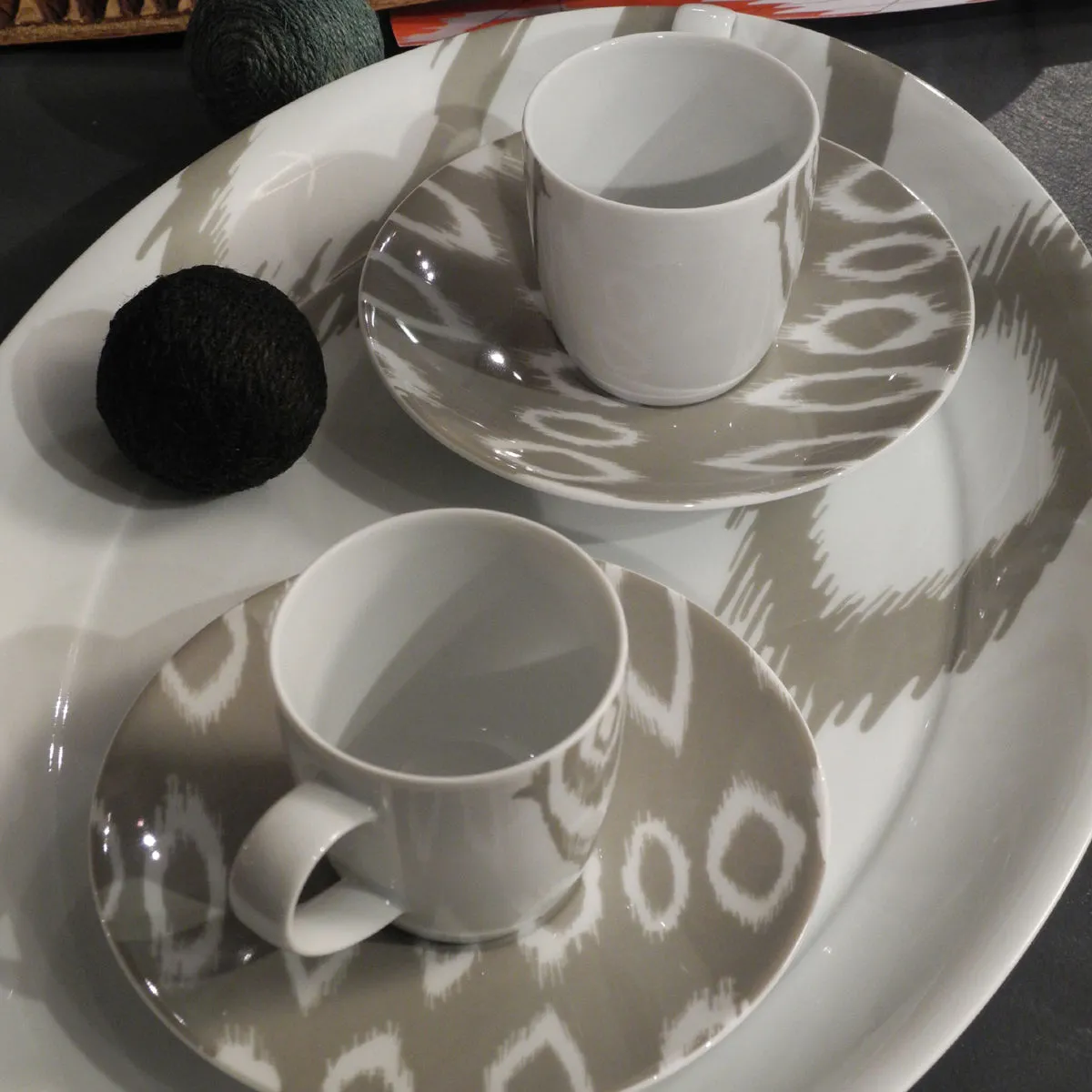 Bruno Evrard Tasse à Café Et Sous-tasse Au Design Ethnique - Vaisselle Tendance