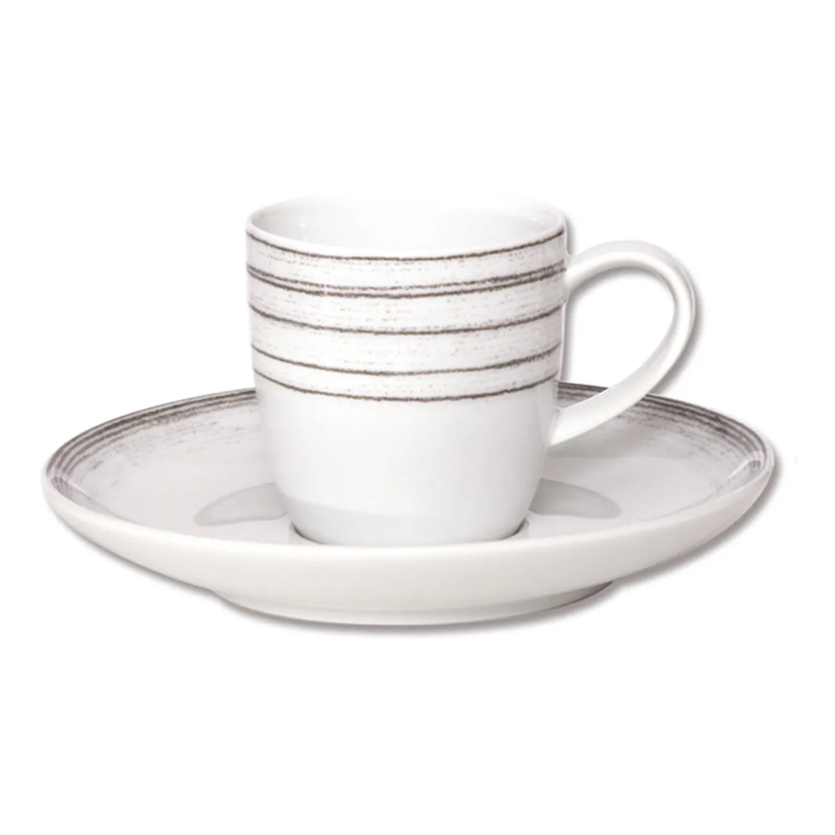bruno evrard Tasse à Café Moderne et soucoupe en Porcelaine