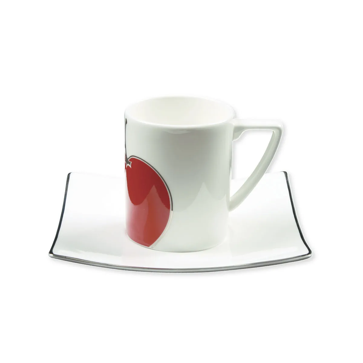 bruno evrard Tasse à café porcelaine fine 9cl - Vaisselle chic
