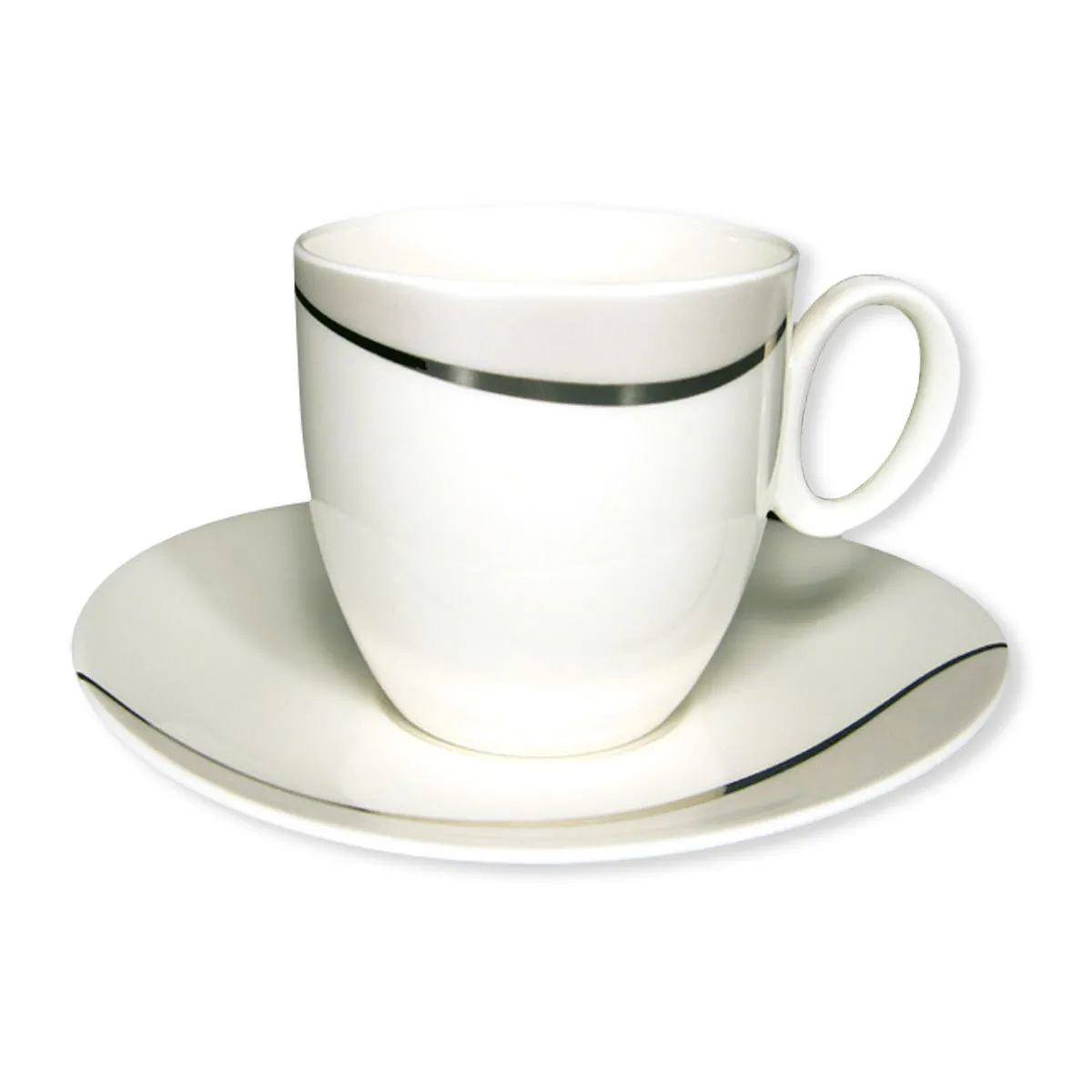 bruno evrard Tasse à Thé et sous-tasse en Porcelaine Design - 25cl