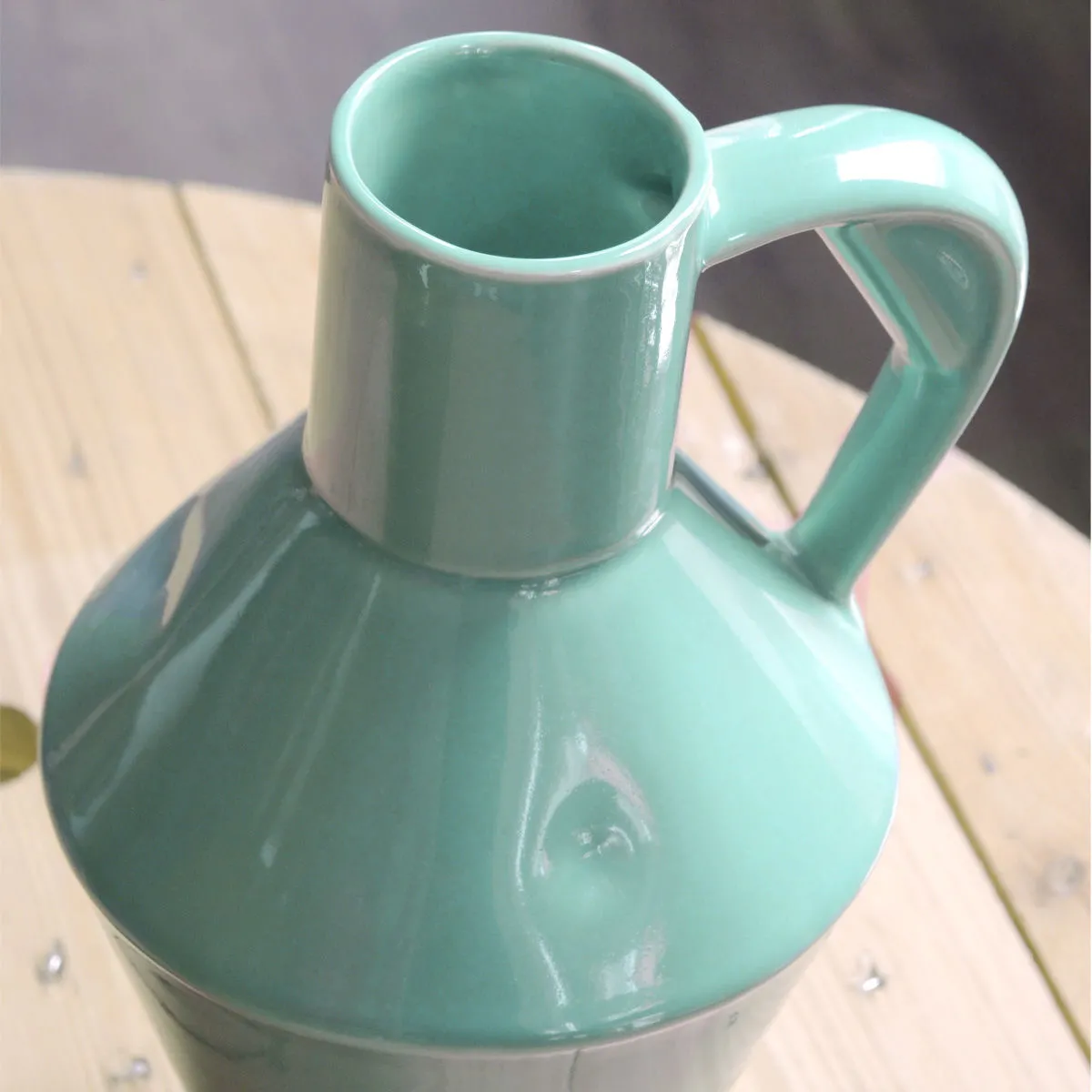 Bruno Evrard Vase Avec Anse Design En Céramique - Objet Design