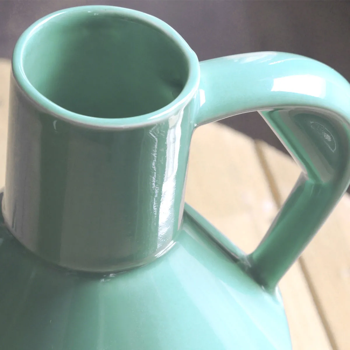 Bruno Evrard Vase Avec Anse Design En Céramique - Objet Design