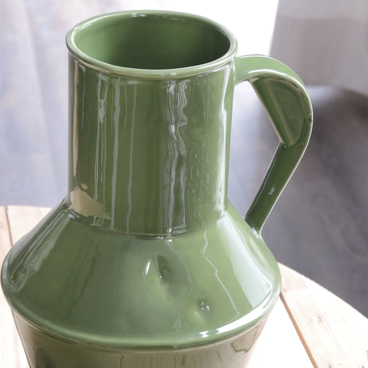 Bruno Evrard Vase En Céramique Colorée (Vert) - Objet Deco