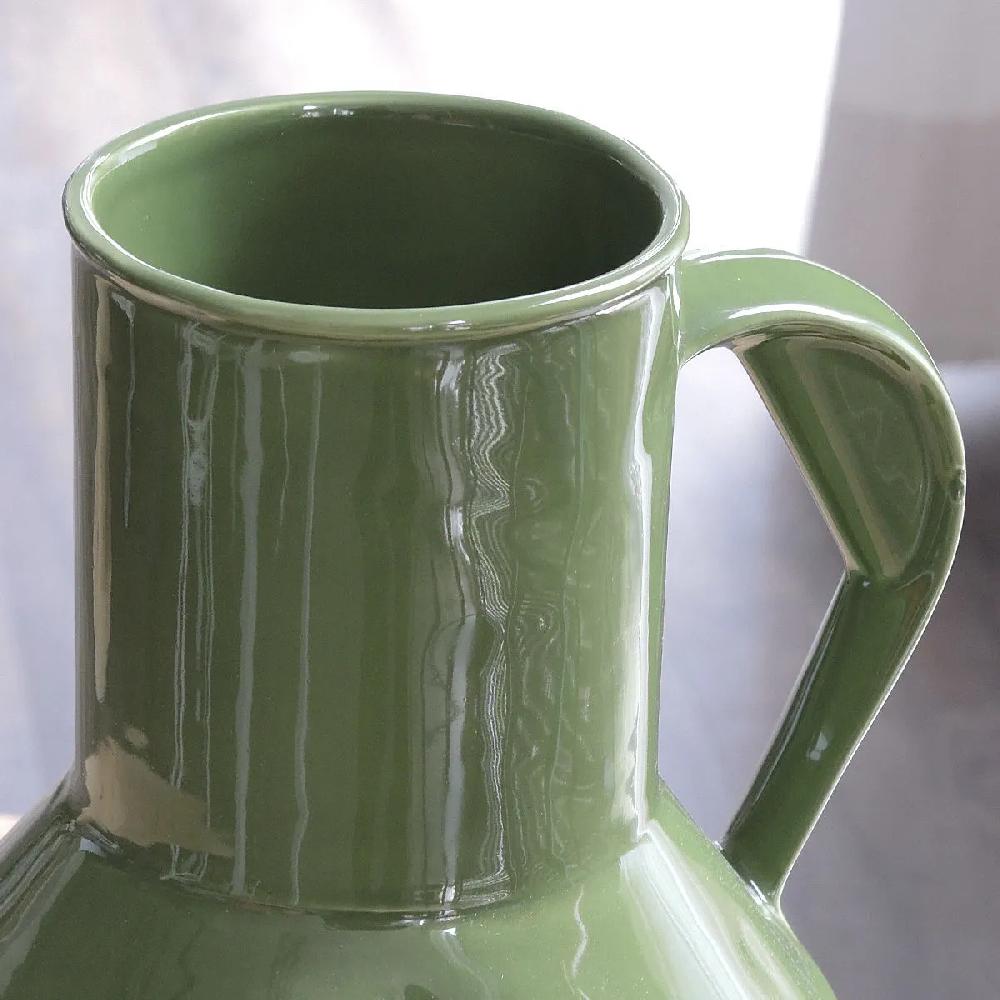 Bruno Evrard Vase En Céramique Colorée (Vert) - Objet Deco