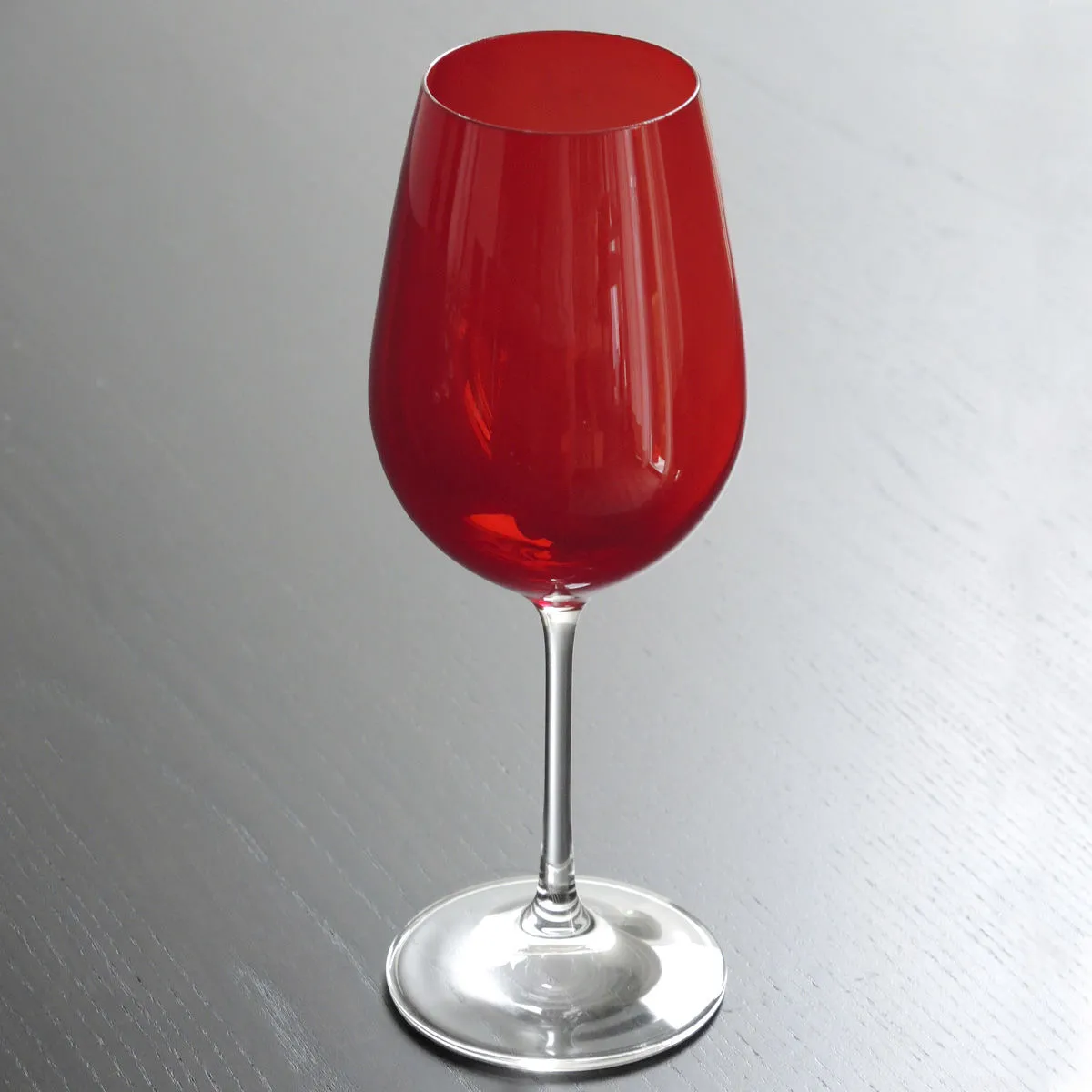 Bruno Evrard Verre à Pied Design (Rouge) - Verrerie Colorée - 35CL