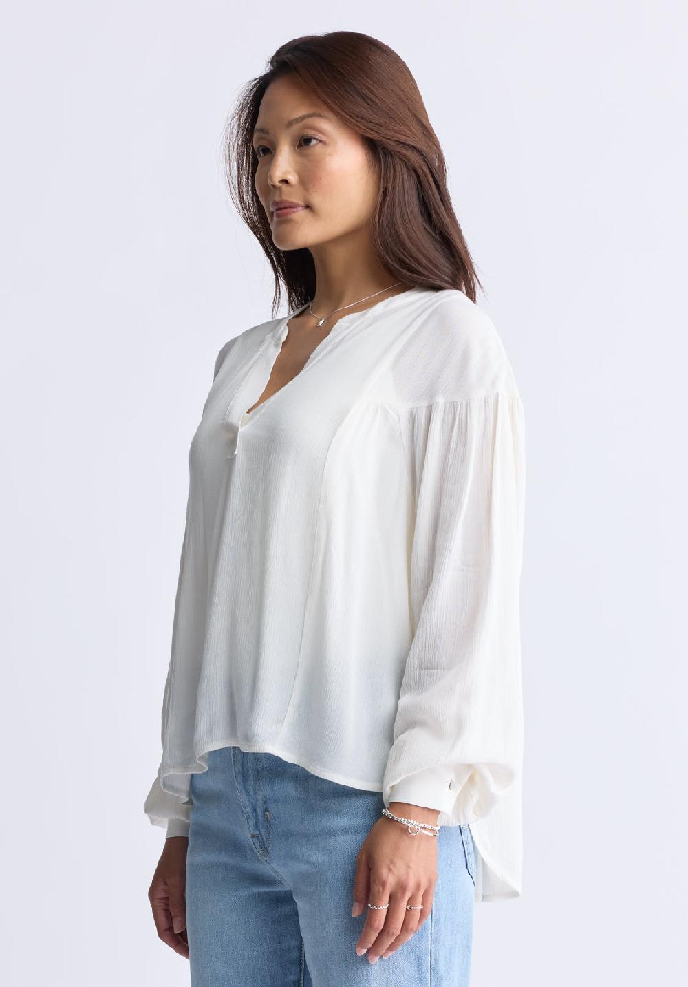Buffalo David Bitton Blouse Ample Avec Encolure En V Et Manches Tombantes Kensley Pour Femm
