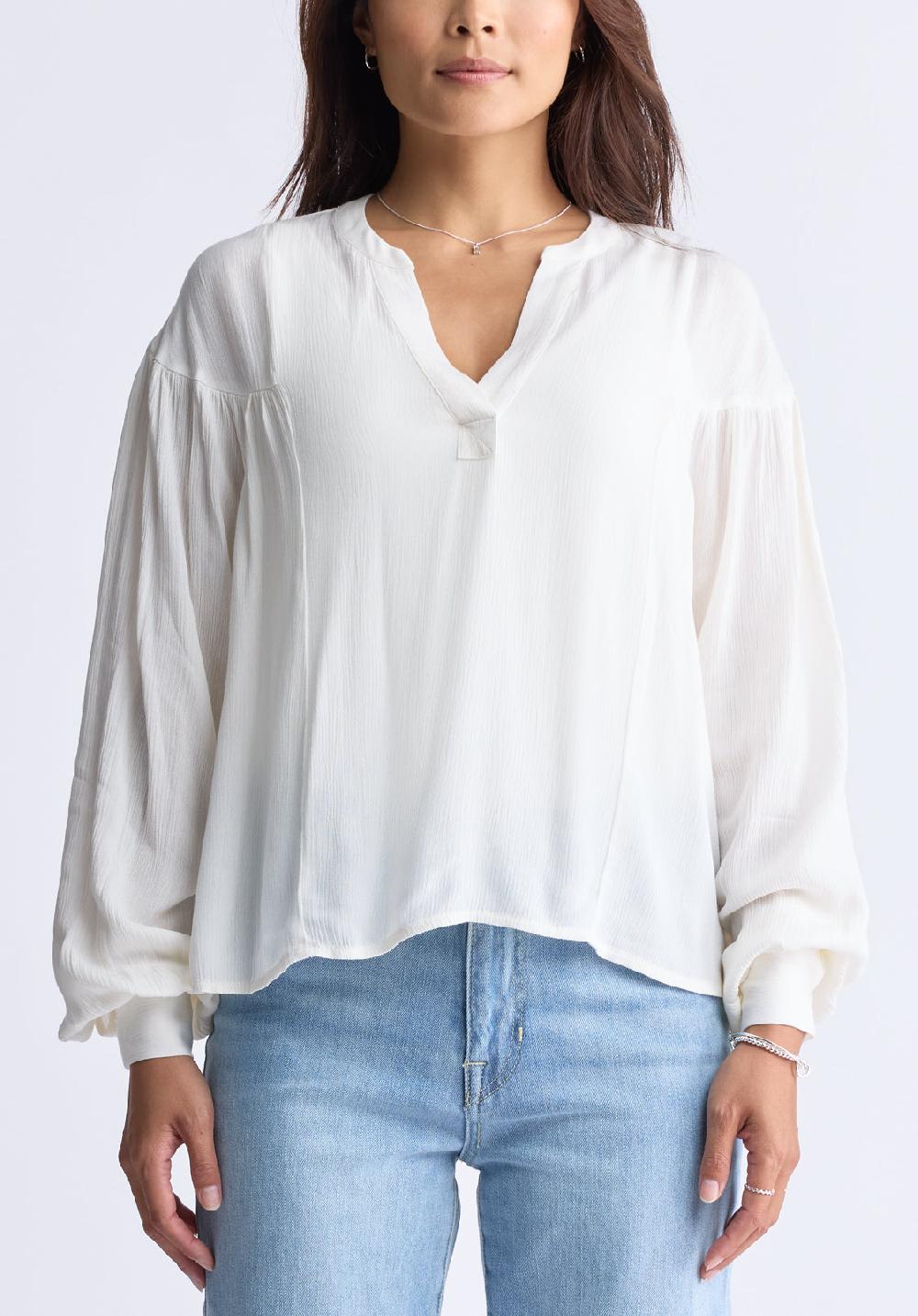 Buffalo David Bitton Blouse Ample Avec Encolure En V Et Manches Tombantes Kensley Pour Femm