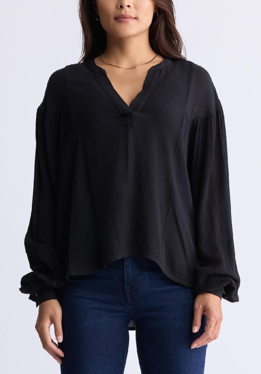 Buffalo David Bitton Blouse Ample Avec Encolure En V Et Manches Tombantes Kensley Pour Femm
