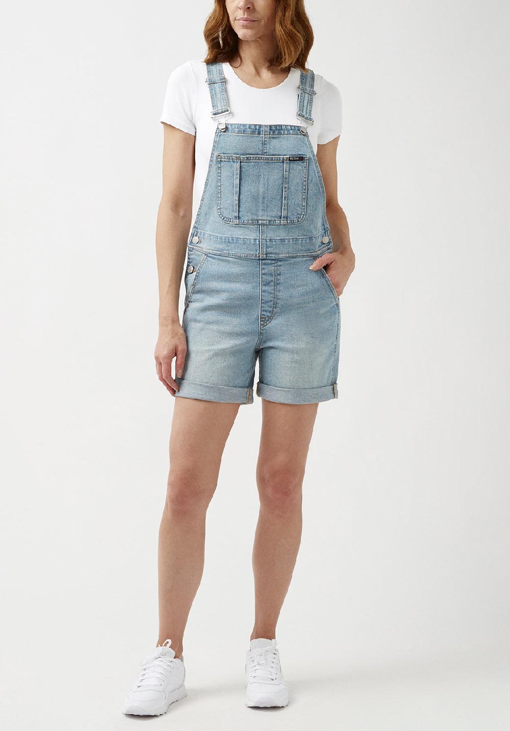 buffalo david bitton Holly Vintage Overalls Shorts