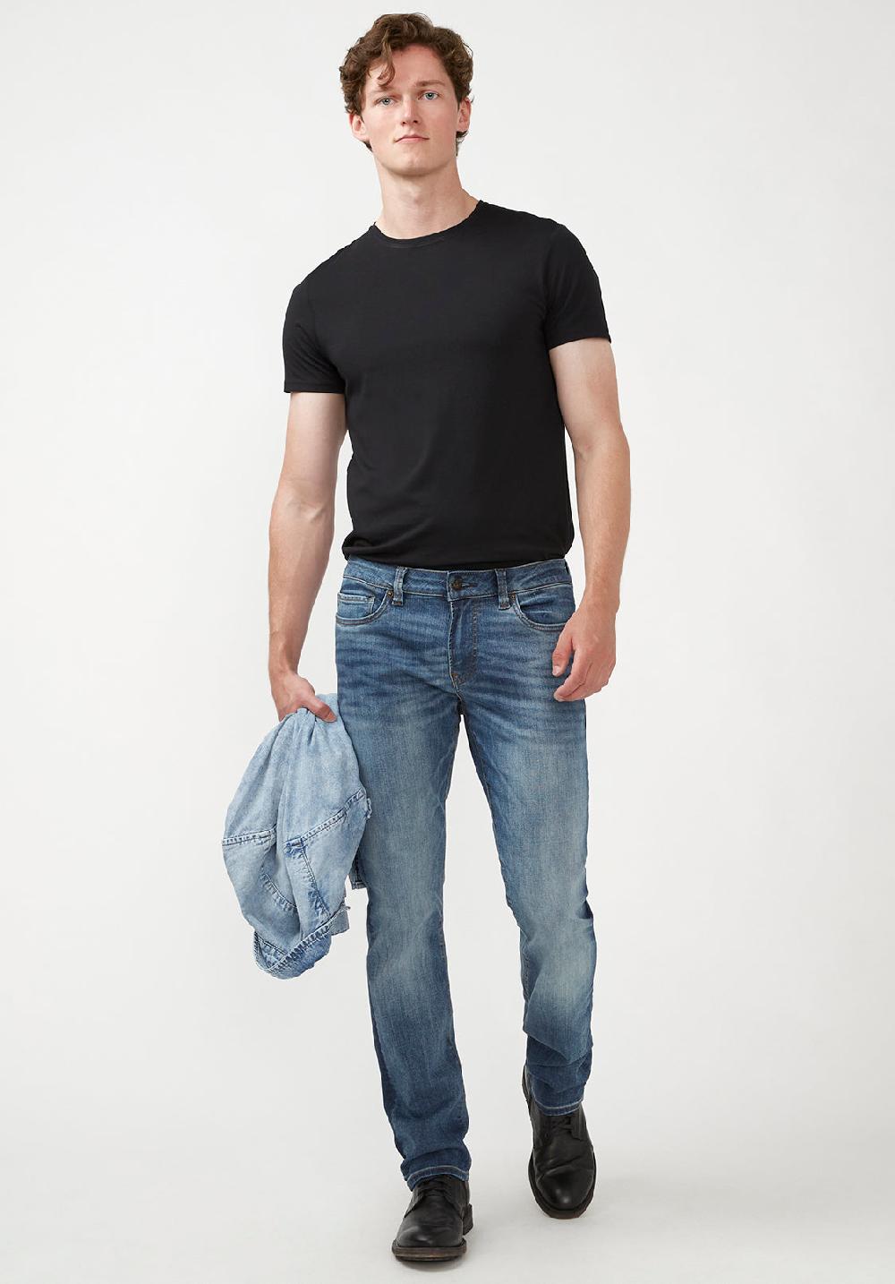 Buffalo David Bitton JEAN ÉTROIT SLIM ASH - BM22604