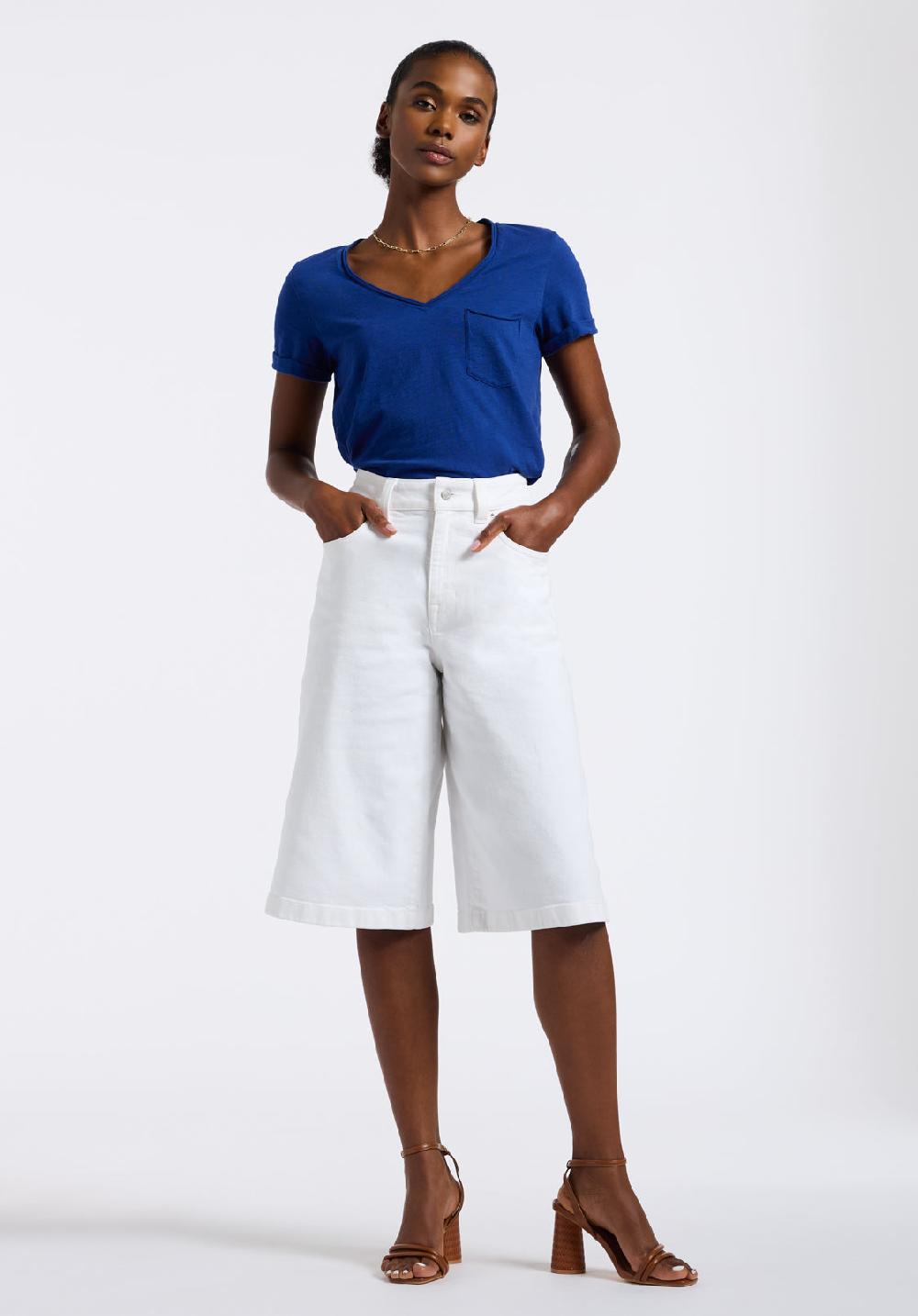 Buffalo David Bitton Jorts Pour Femme Jackie Blanc