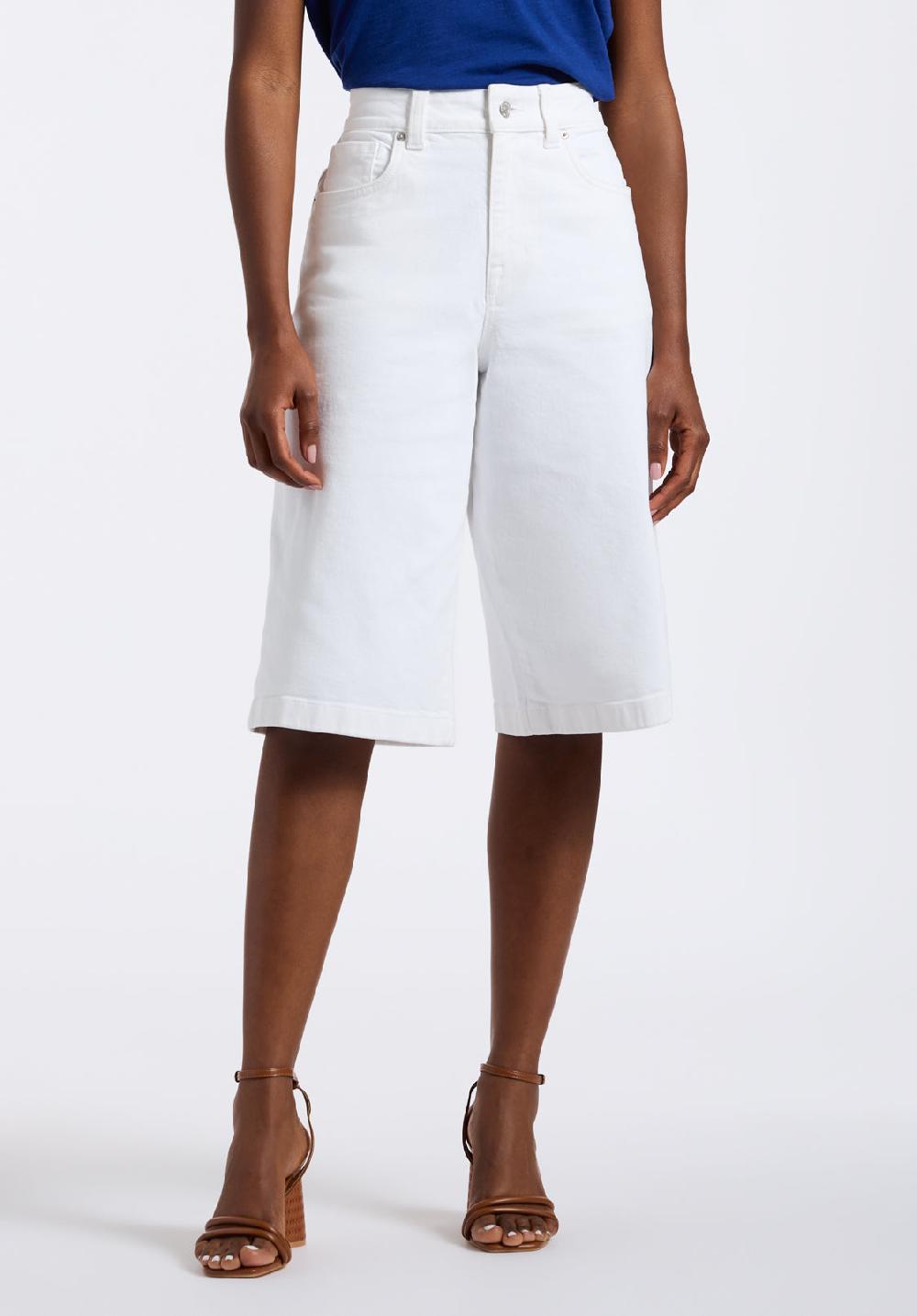 buffalo david bitton Jorts pour femme Jackie Blanc