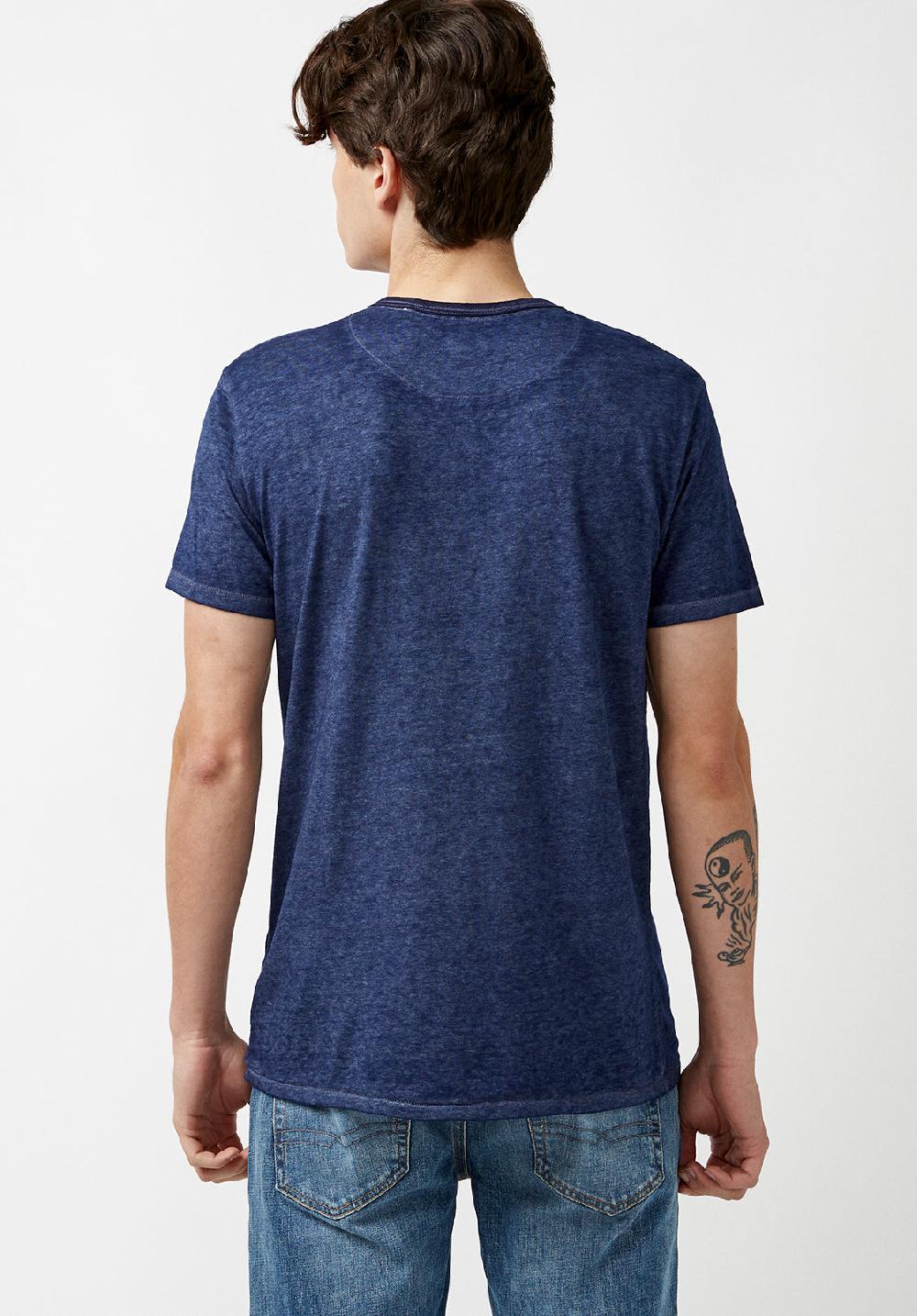 Buffalo David Bitton T-SHIRT HENLEY KASUM - BM21411
