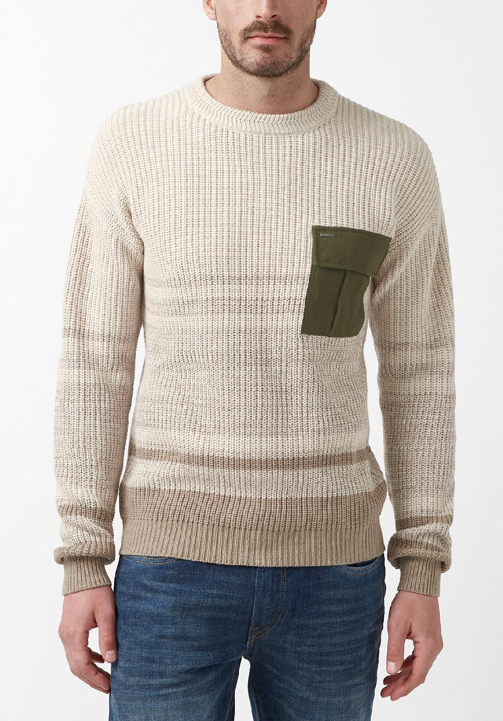 Buffalo David Bitton Walima Beige Men’s Sweater