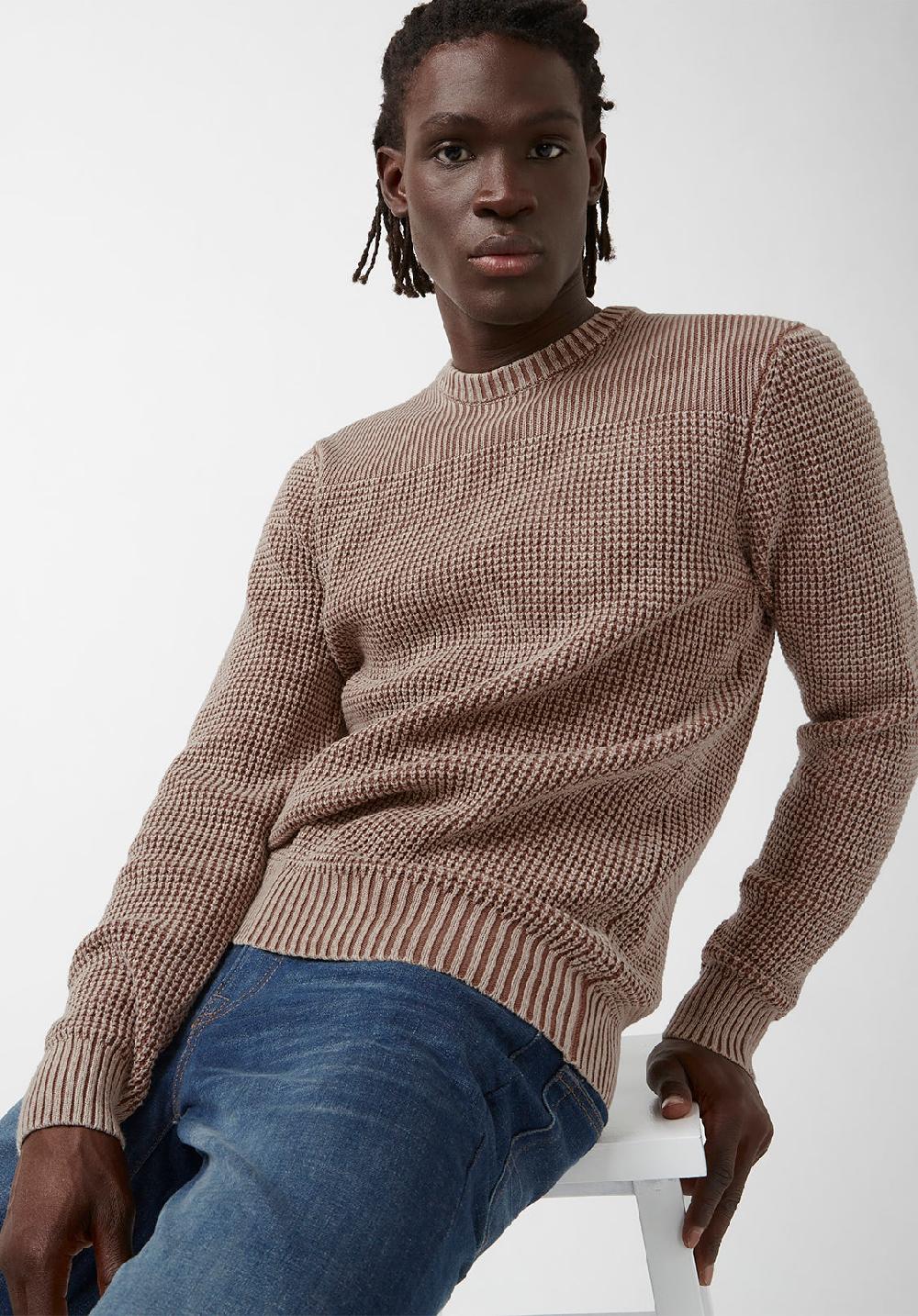 Buffalo David Bitton Washy Beige Men’s Sweater