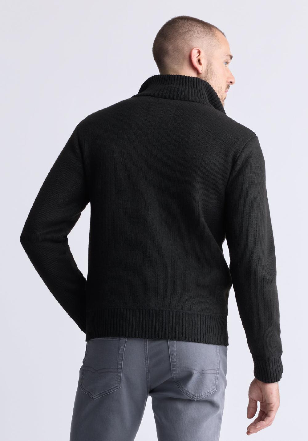 Buffalo David Bitton Whatchman Black Men's Sweater