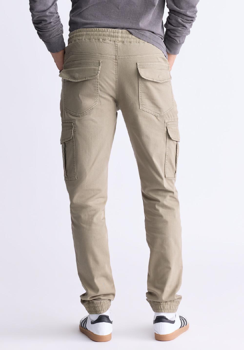 Buffalo David Bitton Cargo Tom Olive Green Men's Jogger Pants
