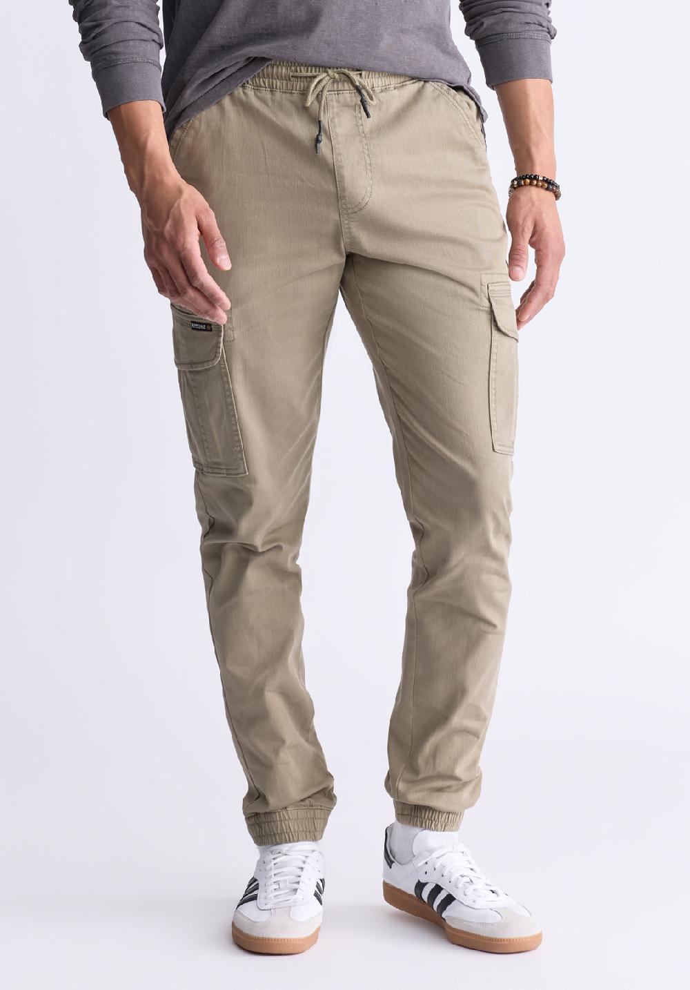 Buffalo David Bitton Cargo Tom Olive Green Men's Jogger Pants