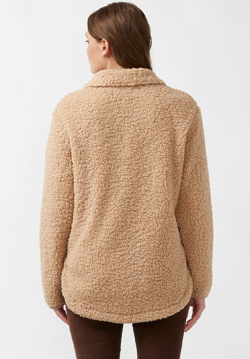 Buffalo David Bitton Caterina Women's Full Zip Jacket In Vintage Caramel