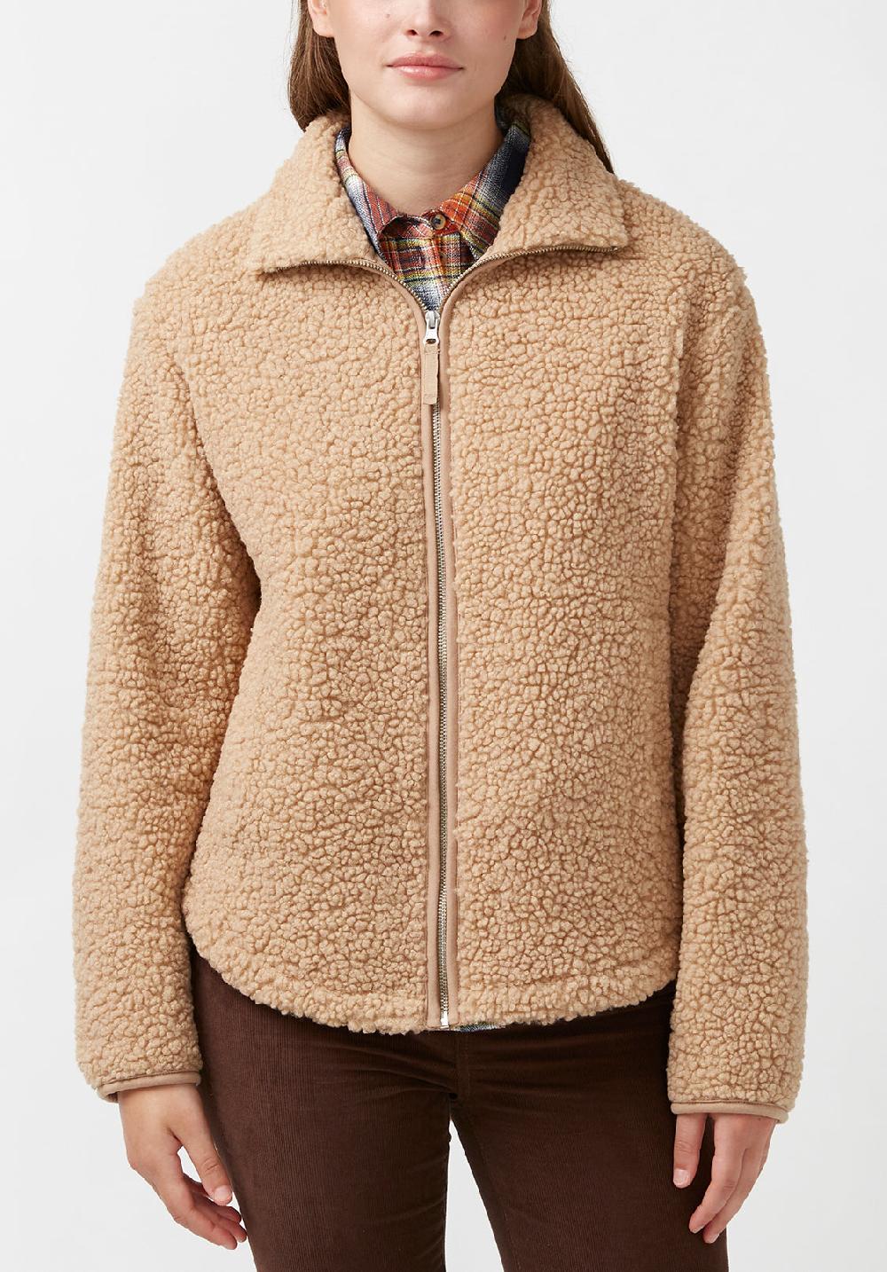 buffalo david bitton Caterina Women's Full Zip Jacket in Vintage Caramel