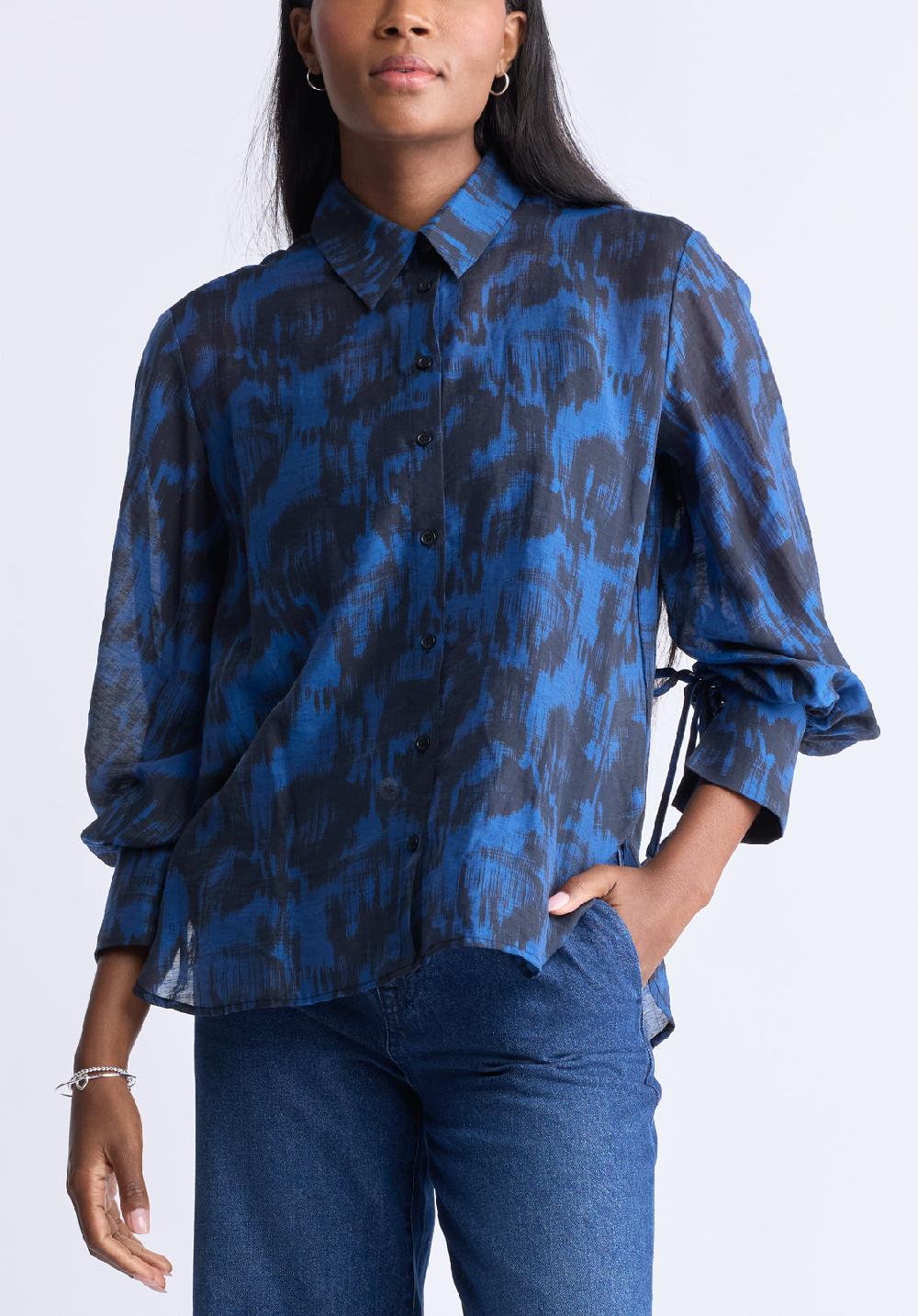 buffalo david bitton Chemisier à imprimé abstrait avec fermeture boutonnée Hayley pour femm
