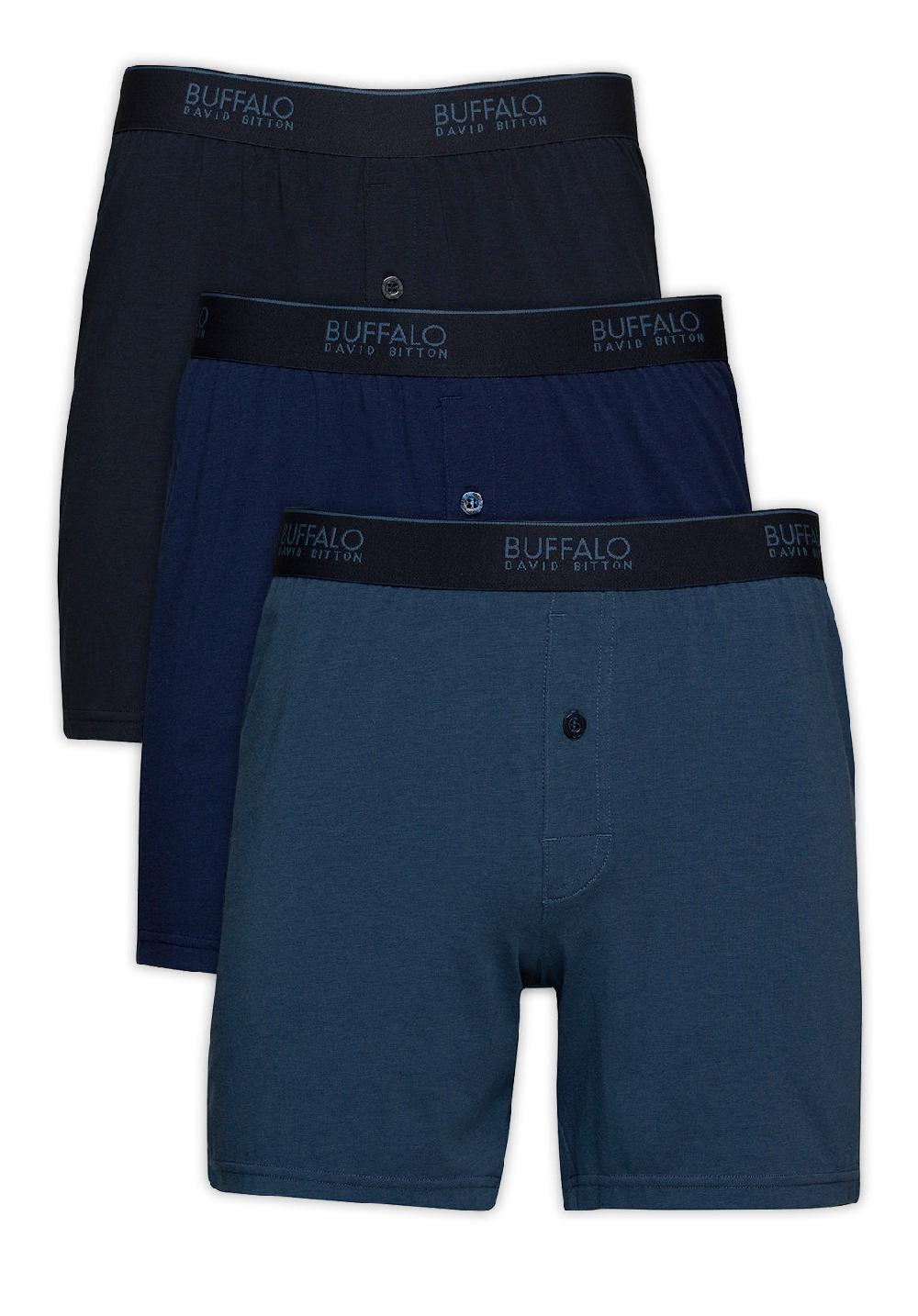 Buffalo David Bitton Emballage De 3 Boxers Amples - BC41