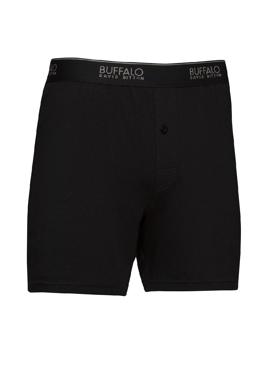 Buffalo David Bitton Emballage De 3 Boxers Amples Noir- BC41
