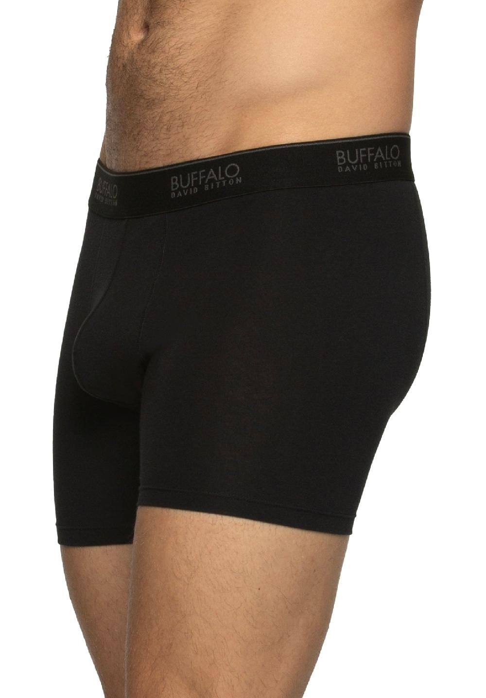 Buffalo David Bitton Emballage De 3 Boxers Pour Hommes En Noir