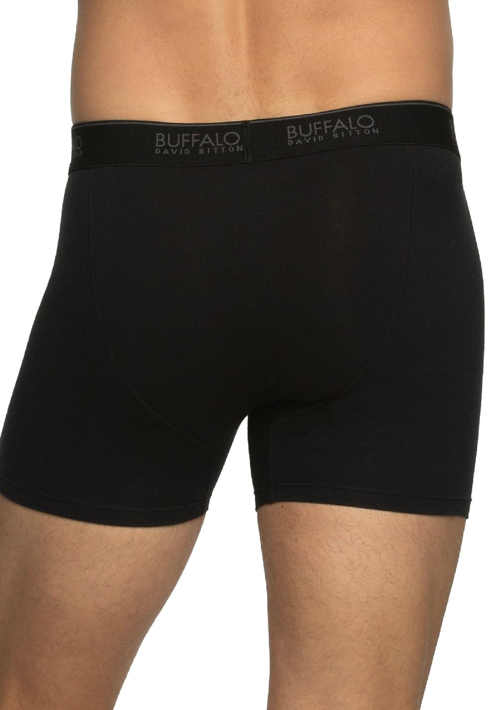 Buffalo David Bitton Emballage De 3 Boxers Pour Hommes En Noir