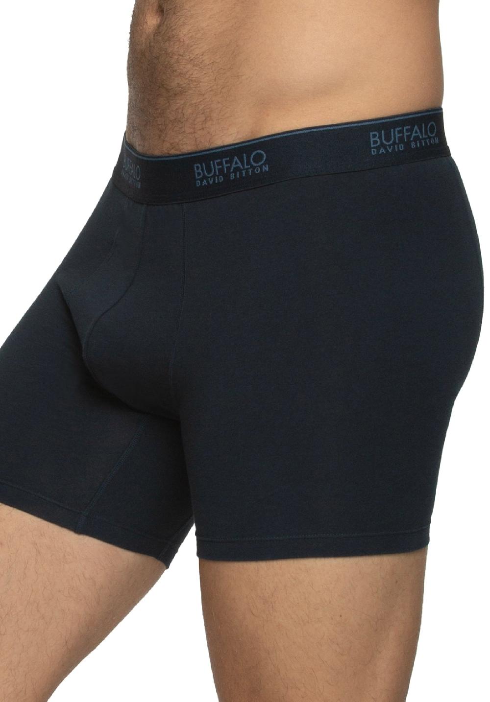 Buffalo David Bitton Emballage De 3 Boxers Pour Hommes Marine