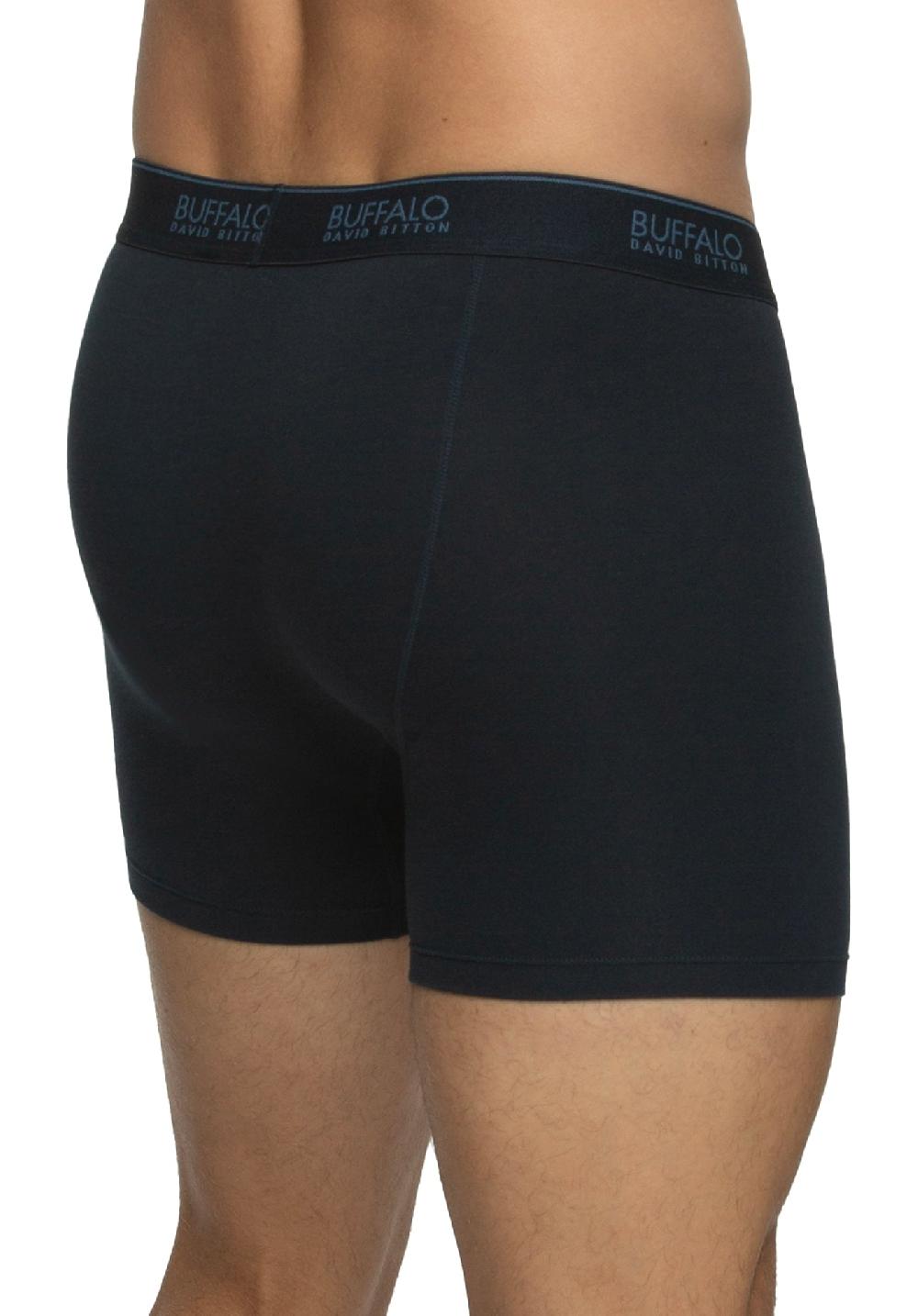 Buffalo David Bitton Emballage De 3 Boxers Pour Hommes Marine