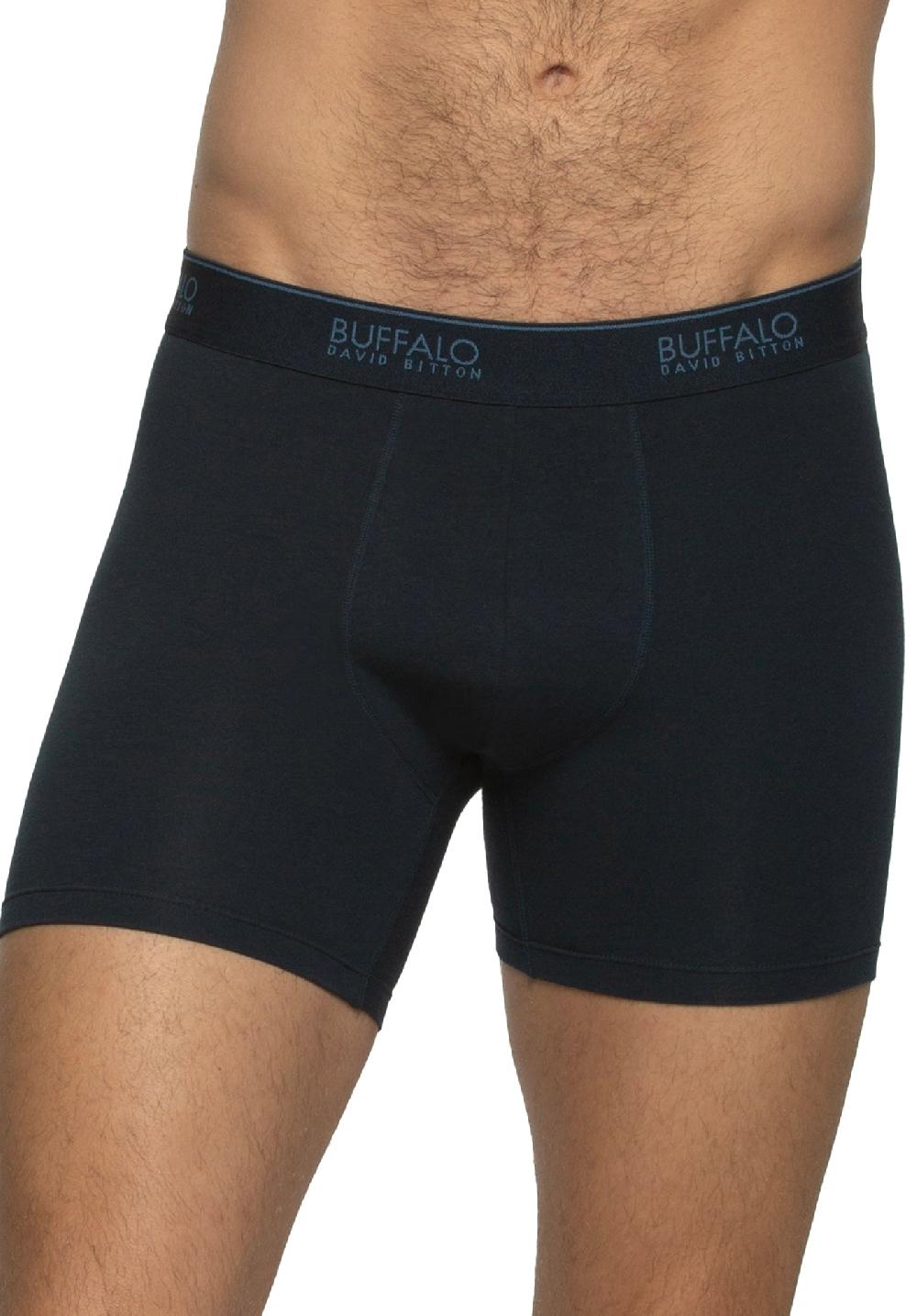 buffalo david bitton Emballage de 3 Boxers pour Hommes Marine