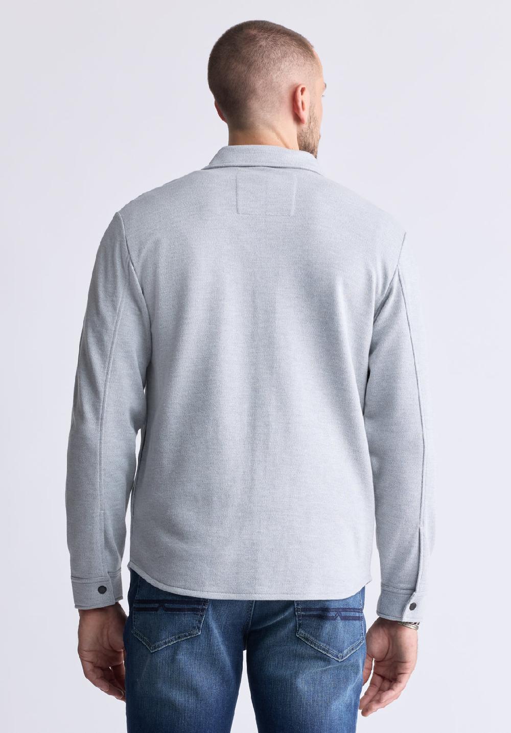 Buffalo David Bitton Fabion Light Heather Grey Men's Shirt Jacket