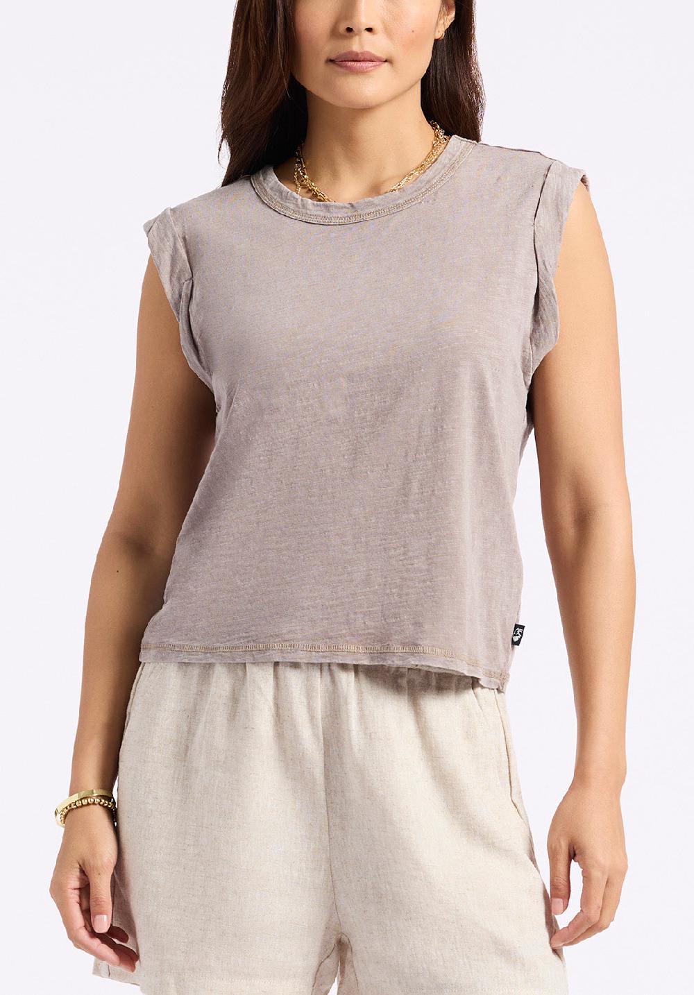 buffalo david bitton Haut sans manches Elayne pour femme brun
