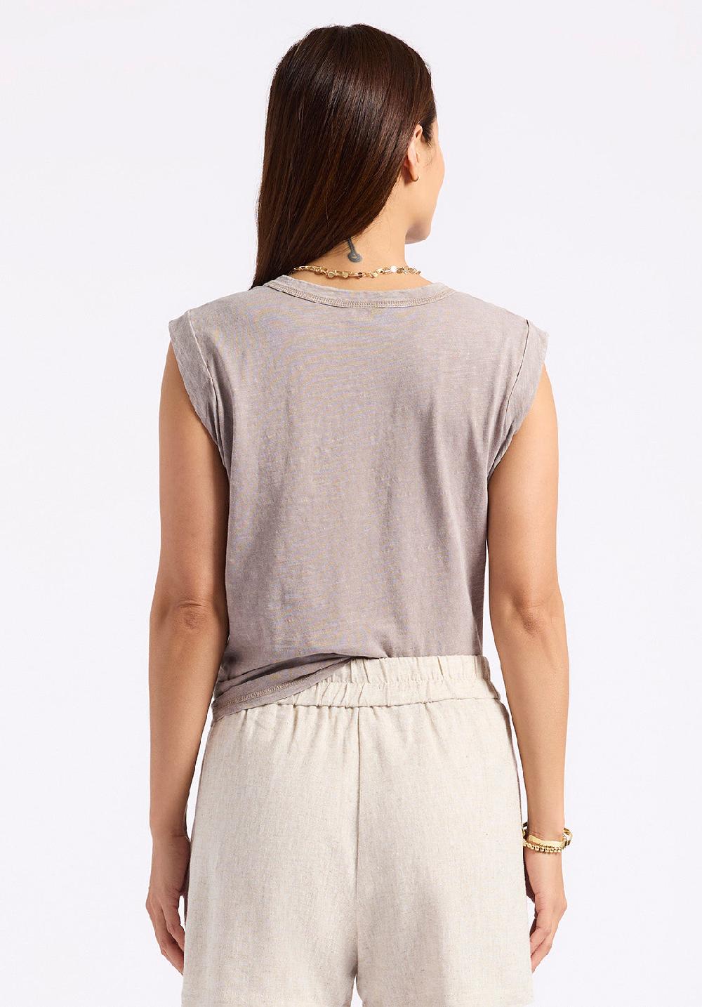 Buffalo David Bitton Haut Sans Manches Elayne Pour Femme Brun