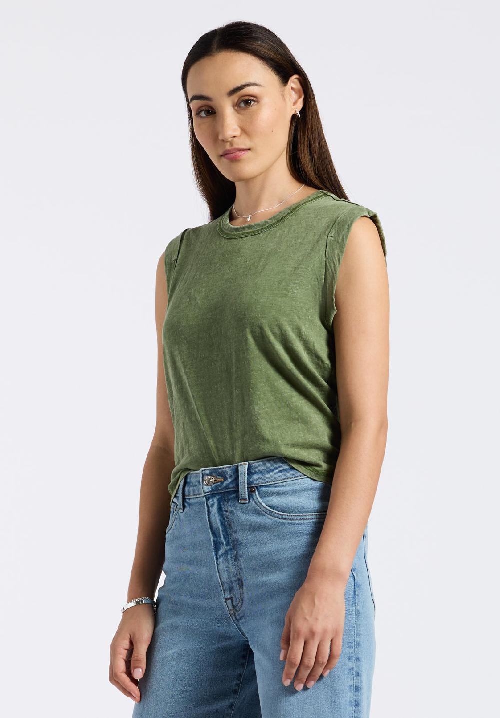 Buffalo David Bitton Haut Sans Manches Elayne Pour Femme Vert