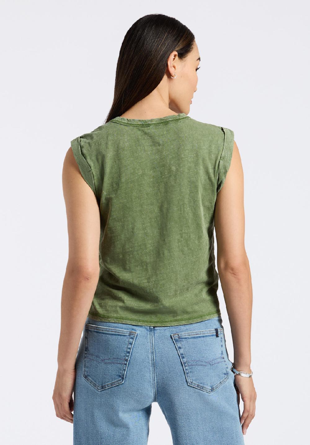 Buffalo David Bitton Haut Sans Manches Elayne Pour Femme Vert