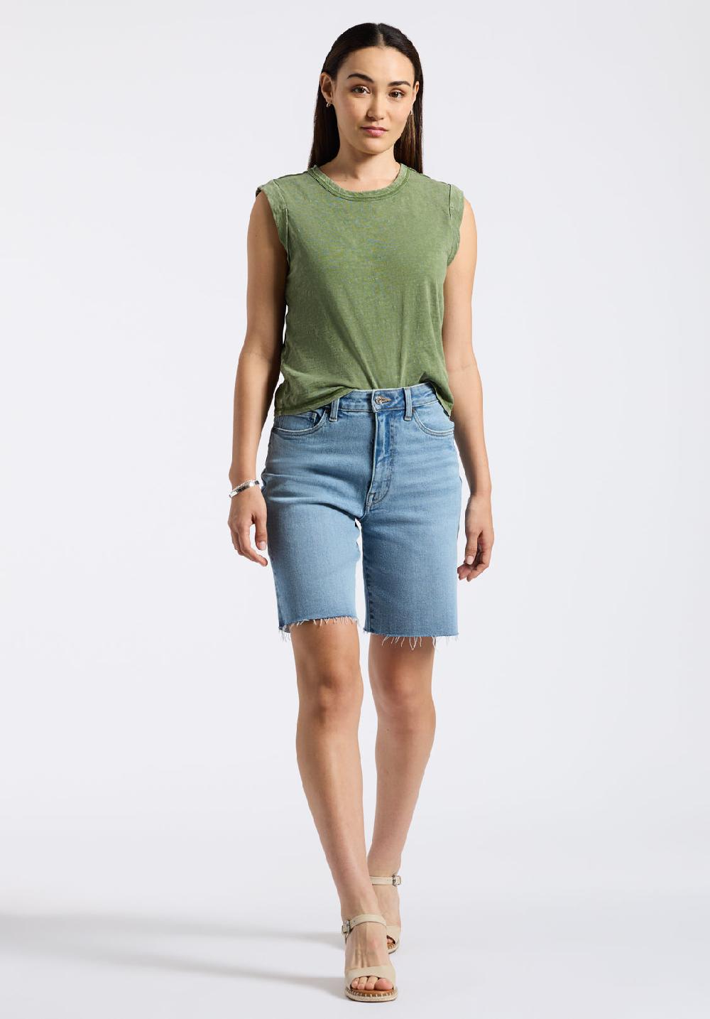 Buffalo David Bitton Haut Sans Manches Elayne Pour Femme Vert