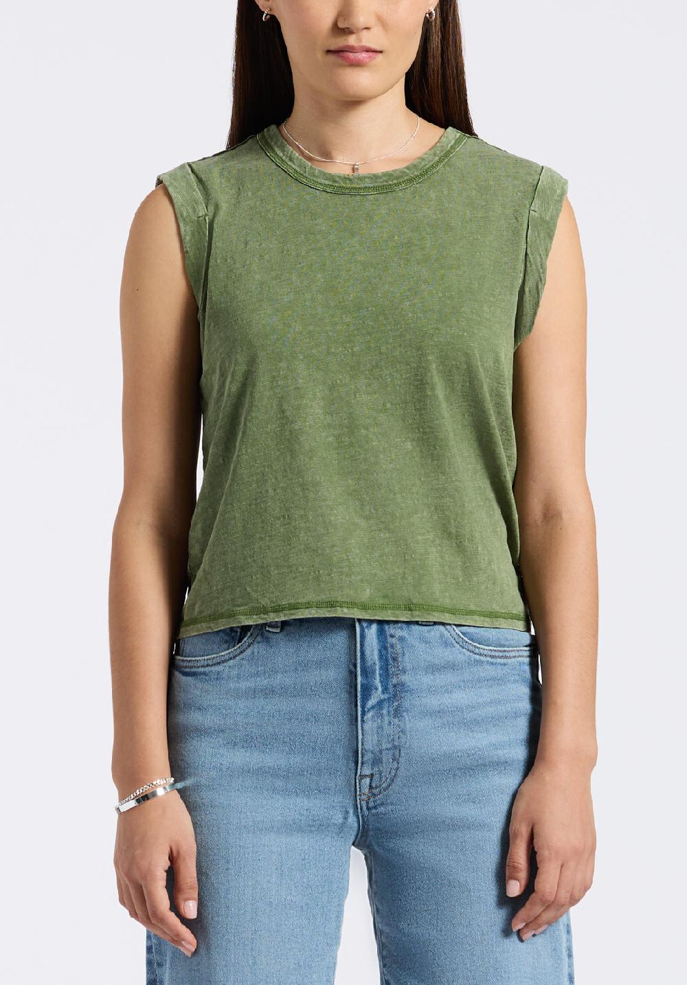 buffalo david bitton Haut sans manches Elayne pour femme vert
