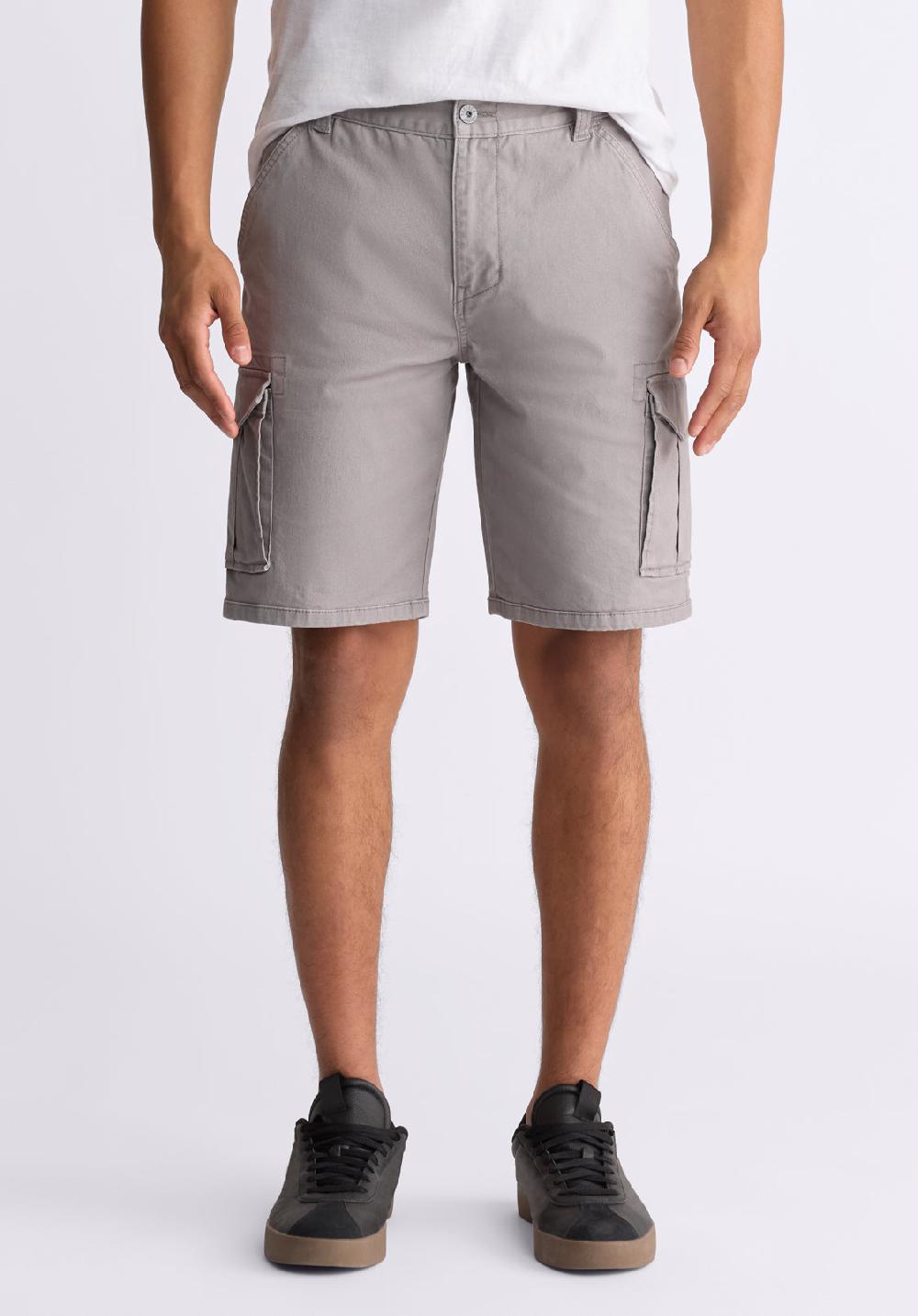 buffalo david bitton Hiero Men's Cargo Shorts Ardent grey