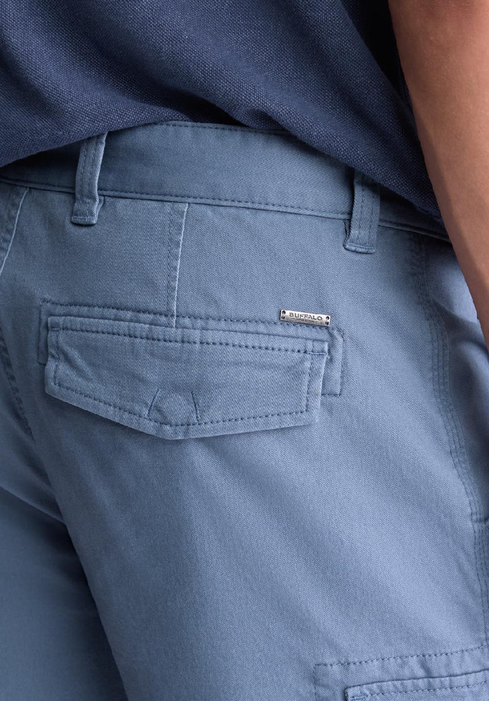 Buffalo David Bitton Hiero Men's Cargo Shorts Mirage Blue