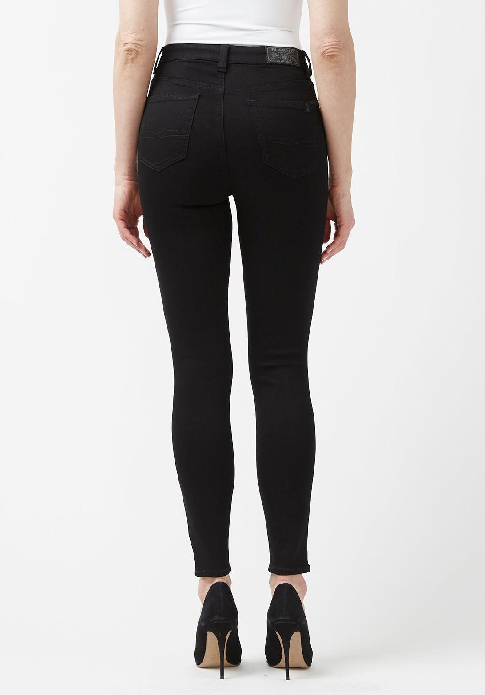 Buffalo David Bitton High Rise Skinny Skylar Women's Jeans In Black - BL15663