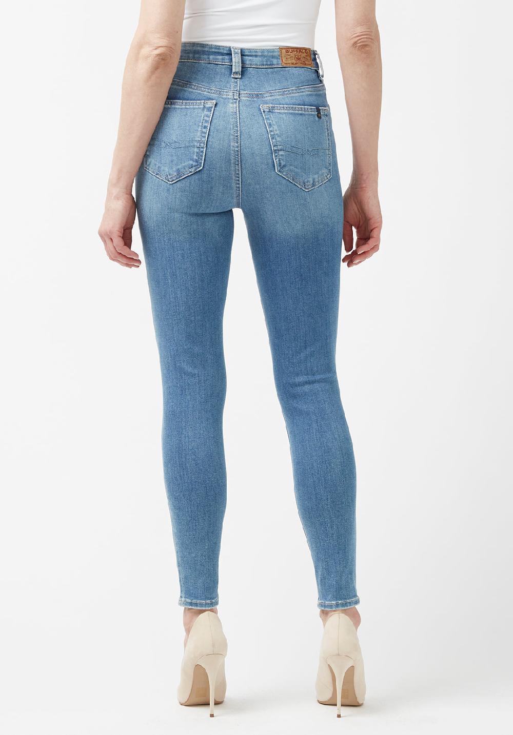 Buffalo David Bitton High Rise Skinny Skylar Women's Jeans In Vintage Light Blue - BL15659