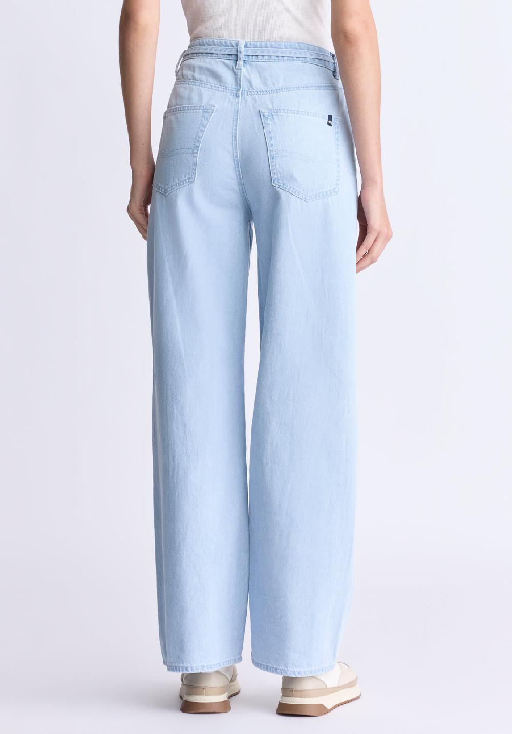 Buffalo David Bitton High Rise Wide Leg Alecia Women's Jeans Light Vintage Blue