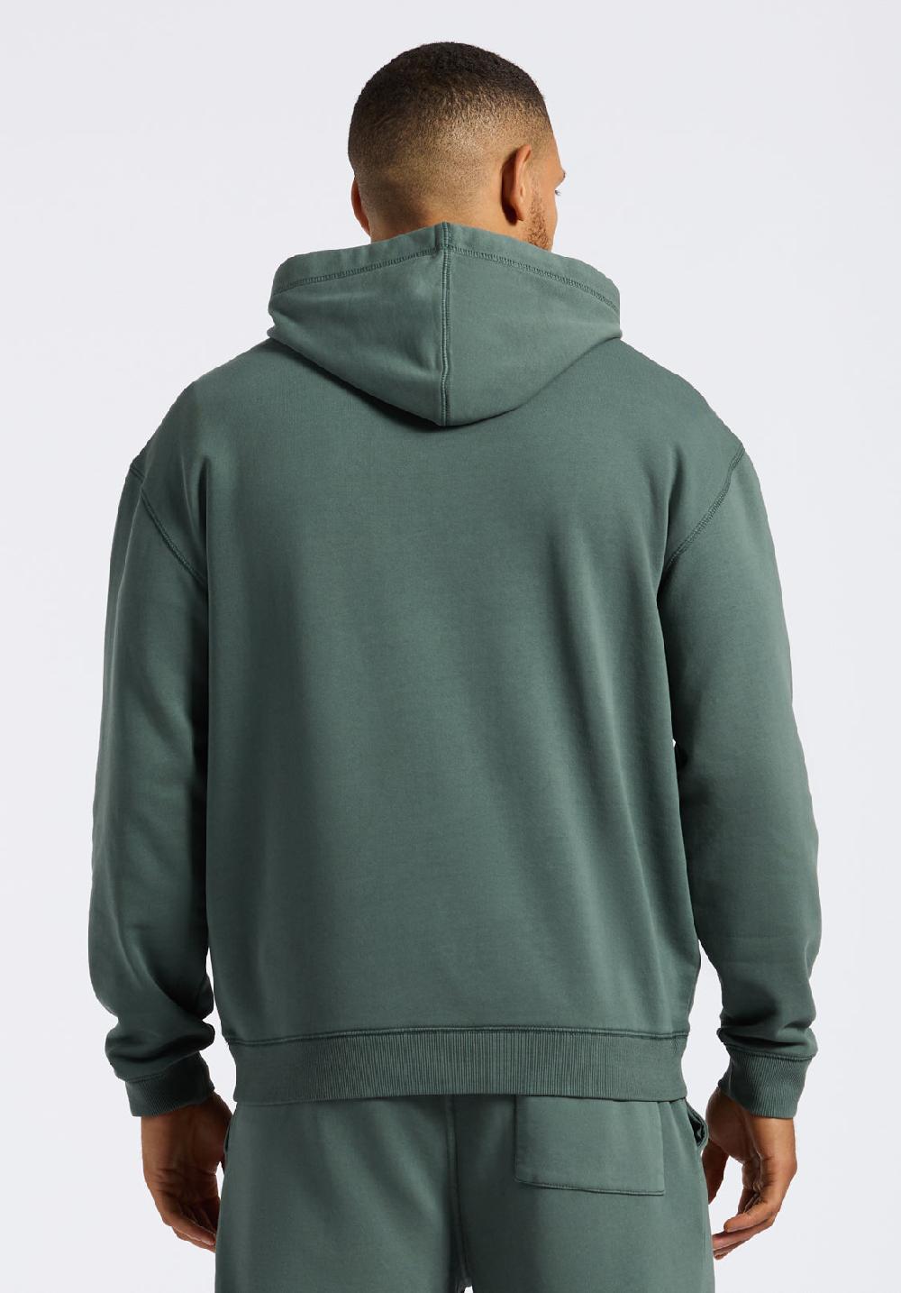 Buffalo David Bitton Hoodie Décontracté Pour Homme Finley Vert Forêt Foncé