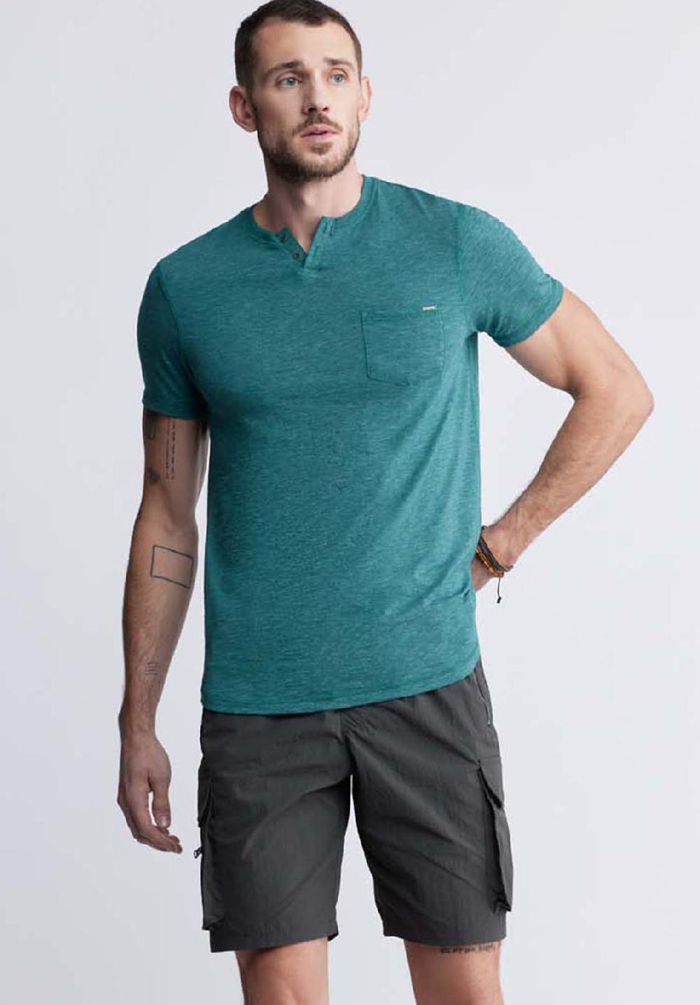 Buffalo David Bitton Hult Men’s Drawstring Shorts In Charcoal