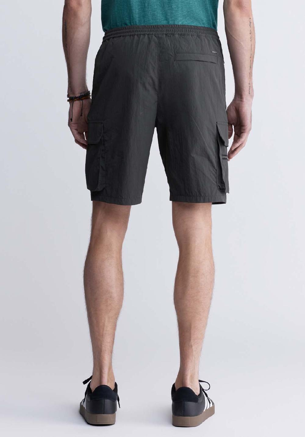Buffalo David Bitton Hult Men’s Drawstring Shorts In Charcoal