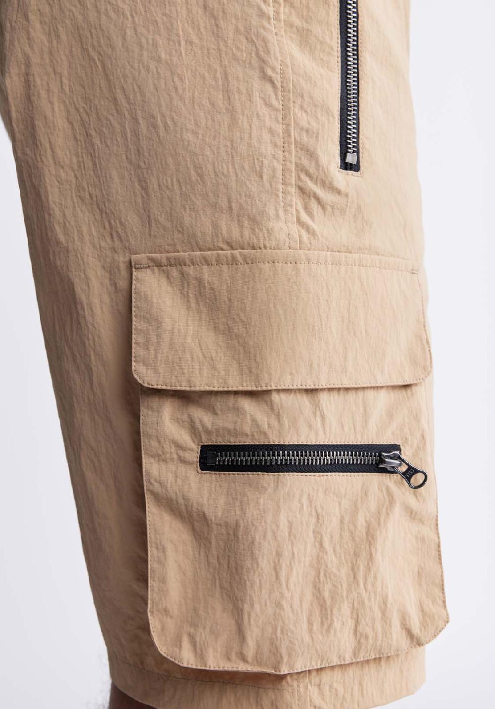 Buffalo David Bitton Hult Men’s Drawstring Shorts In Tan